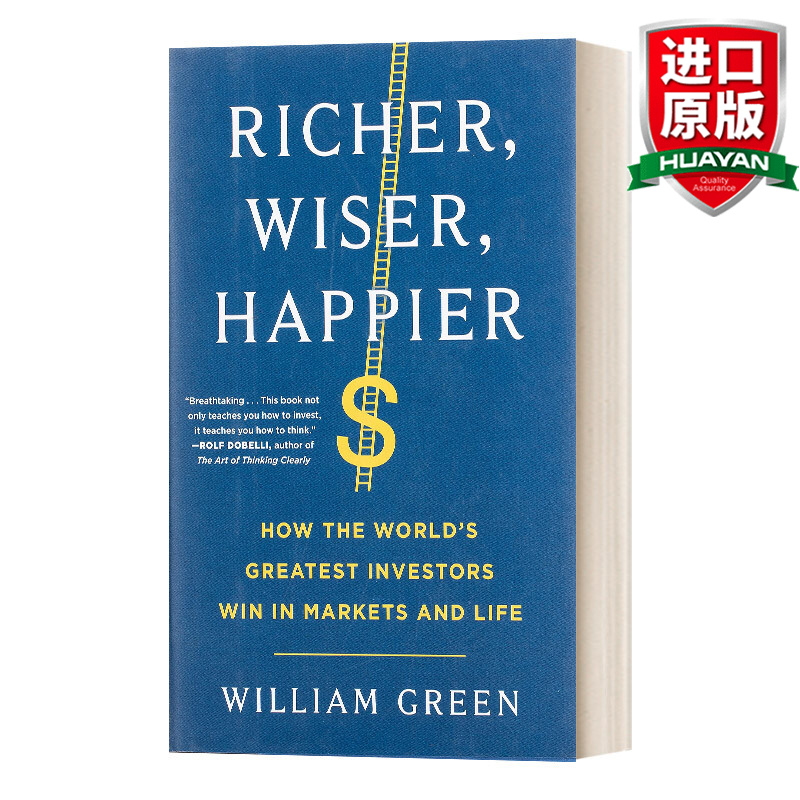 Richer Wiser Happier 英文原版 更富有 更聪明 更快乐 英文版 进口英语原版书籍
