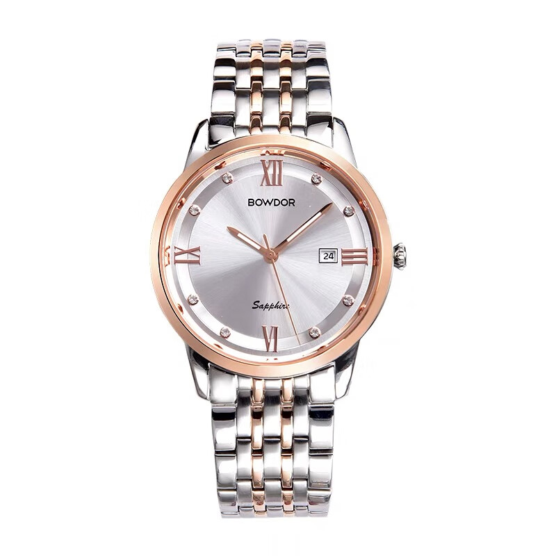 宝舵表宝舵新款宝舵手表女情侣款时尚简约气质防水男士钢带潮流99092