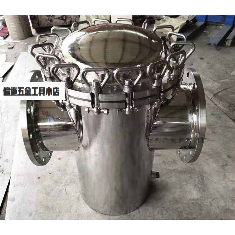 不锈钢304篮式过滤器管道过滤器316l材质污水直通提蓝除污器 dn15
