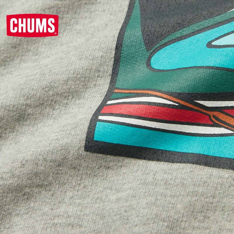 CHUMS洽洽鸟40周年户外秋冬加厚保暖时尚运动休闲卫衣帽衫CH00-1410 灰色G005 M