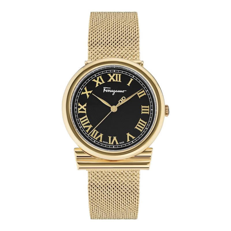 菲拉格慕(salvatore ferragamo)女表 24年新款复古休闲罗马数字表盘