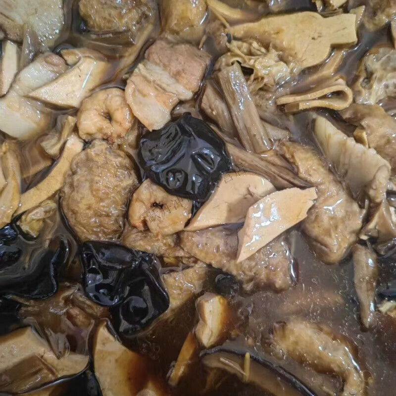 天津傳統(tǒng)高湯三鮮打鹵面喜面真空包裝老牌子速食家庭 3斤三鮮鹵子加切面600g