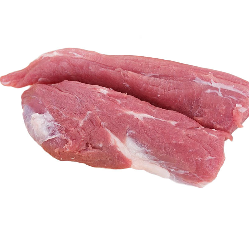 楮木香黑猪肉 里脊肉 无公害认证猪里脊瘦肉宝宝食材 构树散养猪肉 生鲜 黑猪小里脊 1600g