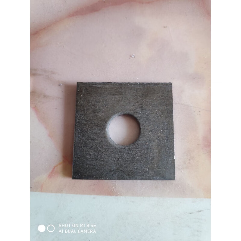 山头林村铁艺配件护栏配件大门围栏楼梯柱子固定空心预埋件预埋铁板