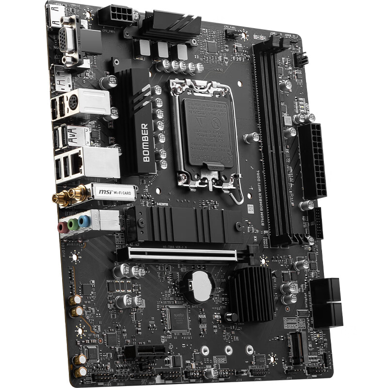微星 B760M BOMBER WIFI DDR4爆破弹 图 6