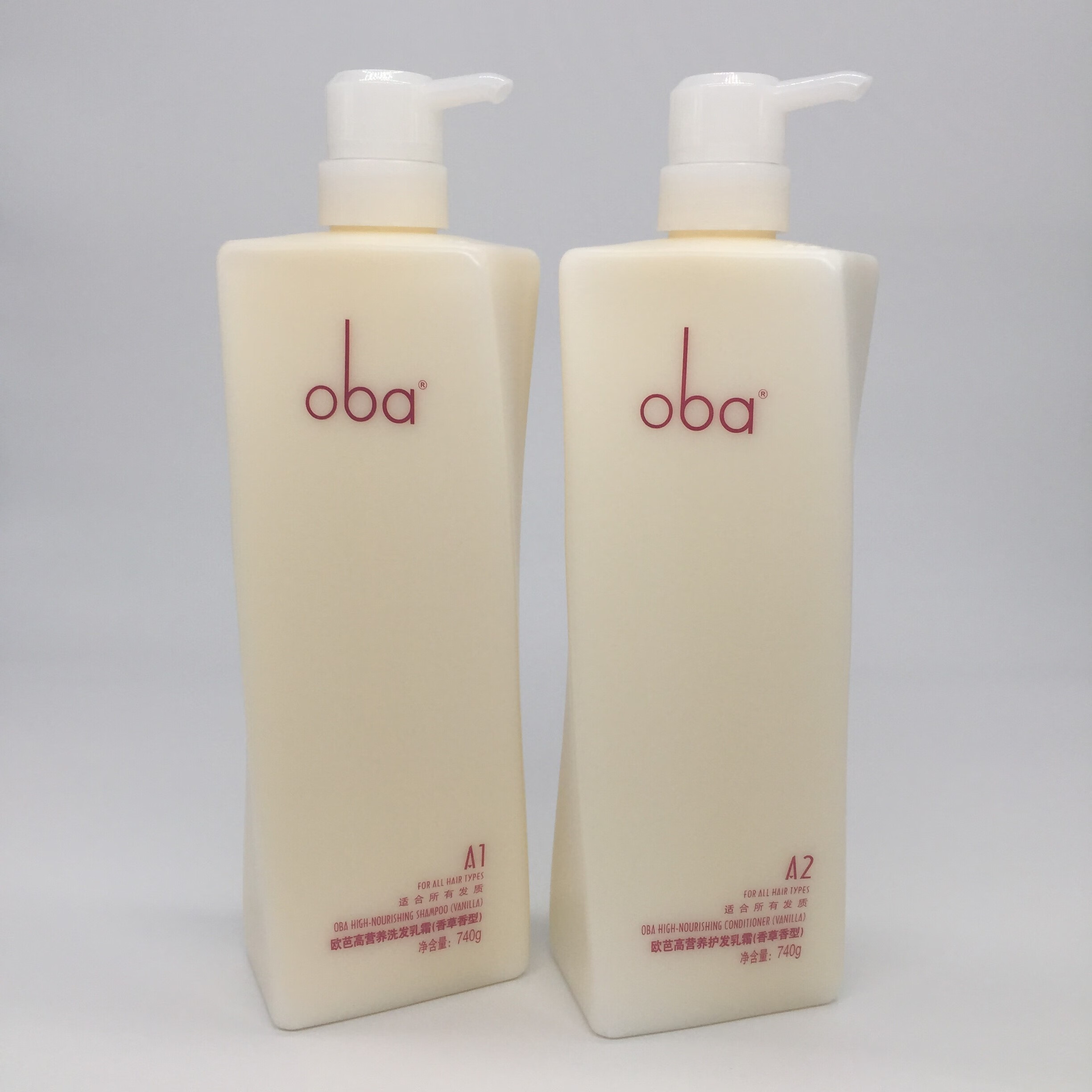 oba洗发水一代营养滋润洗发乳护发素洗护套装740ml a1营养洗发水 a1