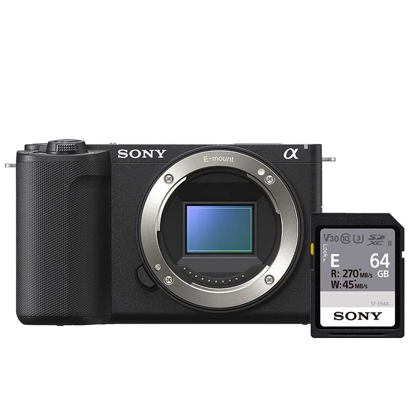ᣨSONYZV-E10 II APS-C΢ ɫ + E64A洢 5892Ԫ