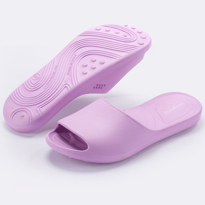 步术buoounsu中国台湾进口拖鞋女软底弹力时尚居家防滑轻便静音b22款