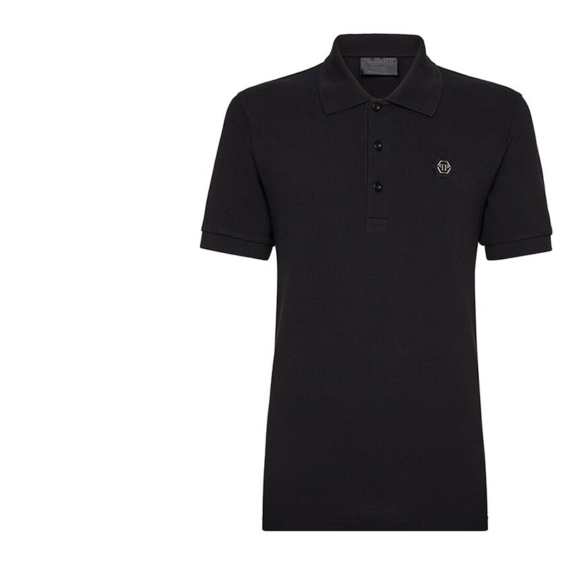 philipp plein 菲利普普兰 男士棉质翻领印花短袖polo衫 mtk3005 pjy