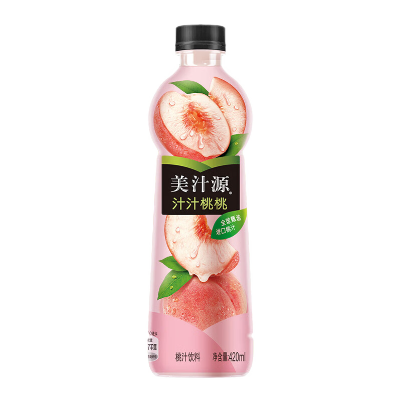 Minute Maid 美汁源 汁汁桃桃 420ml*12瓶