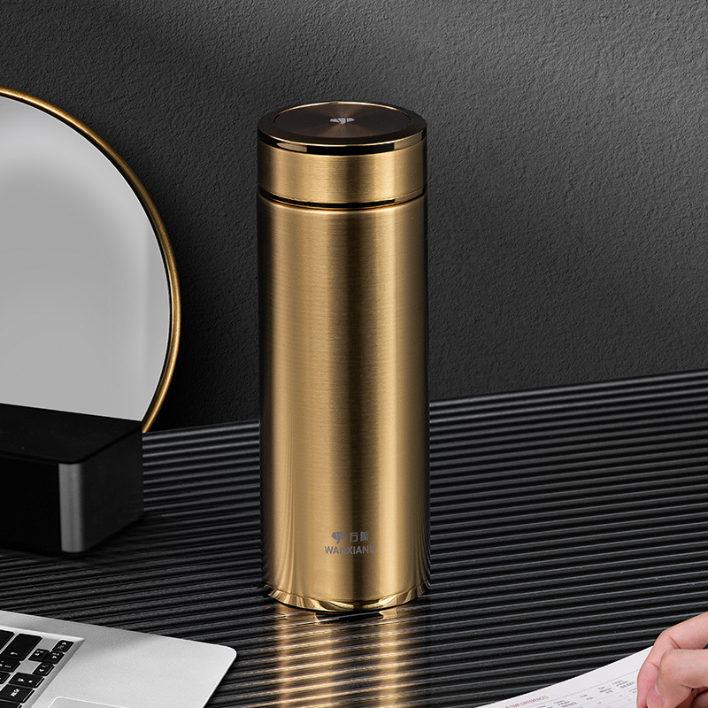 万象(wanxiang) 保温杯男士高档办公商务茶杯316不锈钢车载大容