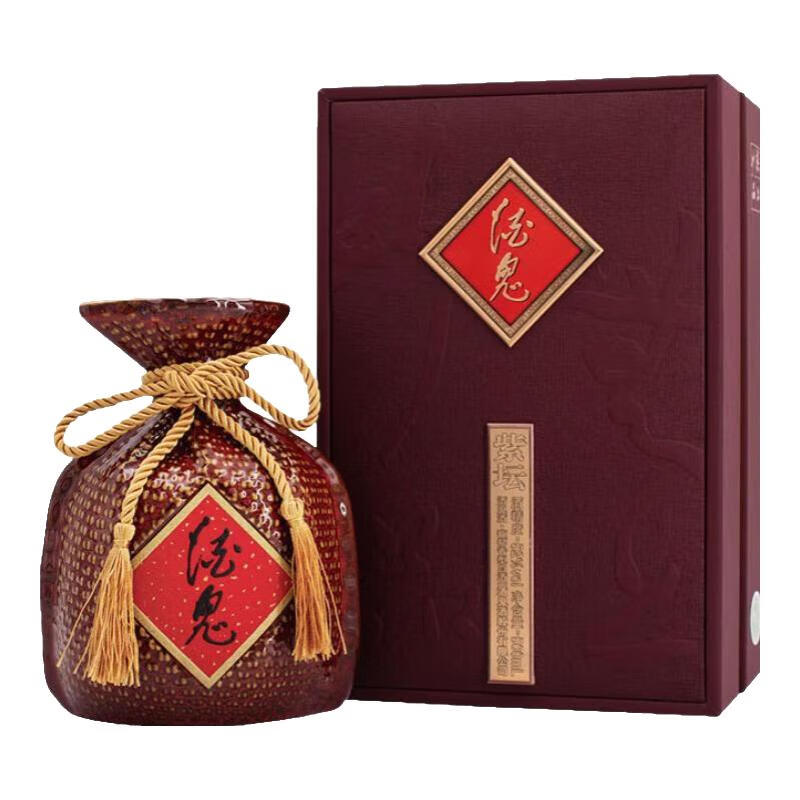 plus会员:酒鬼 酒鬼酒  52度 馥郁香高度白酒 500ml 1瓶 紫坛单瓶