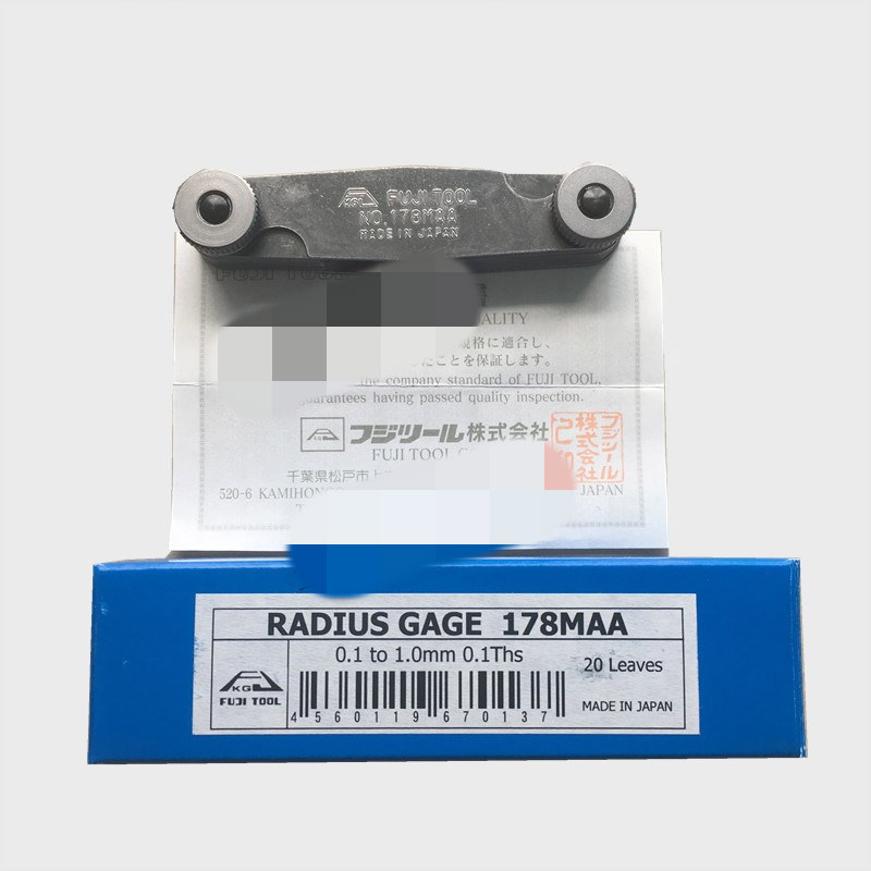 梦茜儿(mexemina)富士fuji tool弧度规 r角规 半径规178ma 178m 178ma