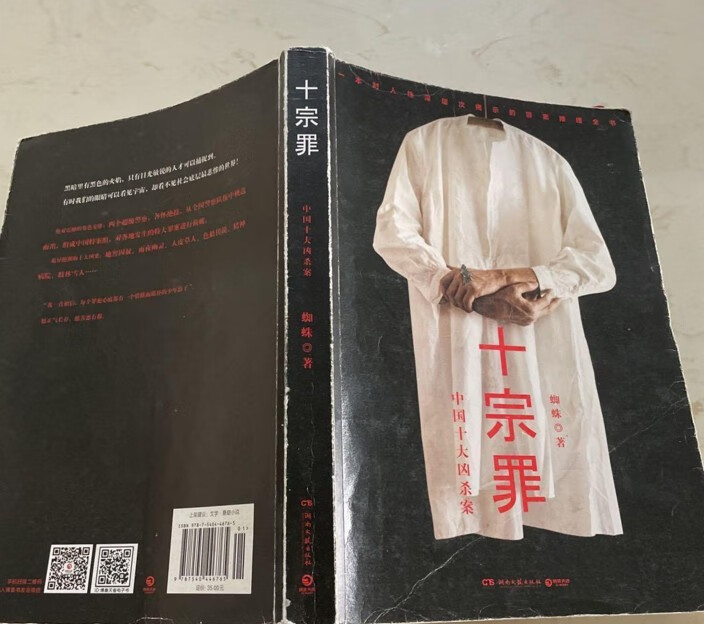 9成新二手书 二手8成新正版 十宗罪1一:中国十大案 蜘蛛