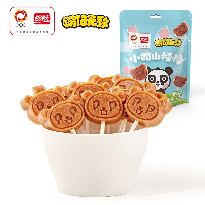 盼盼盼仔无敌 山楂棒85g儿童休闲零食棒棒糖解馋健康小吃 单袋装(约10
