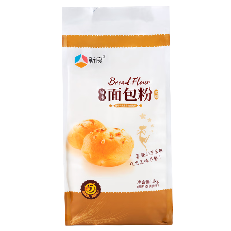 新良原味面包粉1kg 【1包】