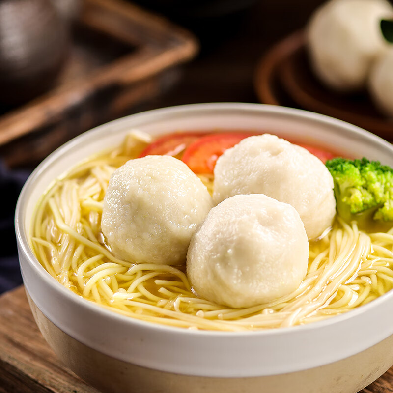 海欣【老字号】灌汤福州鱼丸500g早餐烧烤关东煮丸料火锅食材包心丸子 海欣 灌汤福州鱼丸500g*4袋