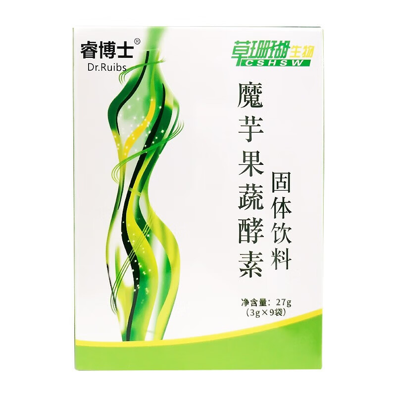 睿博士 魔芋果蔬酵素固体饮料 3g*9袋 1盒装