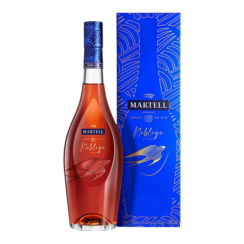 马爹利（Martell）名士VSOP 法国进口 干邑白兰地 洋酒 1000ml 中秋赠礼