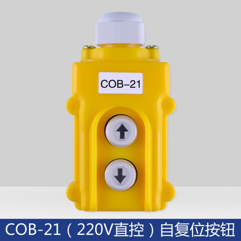 cob直控开关220v控制380v三相异步电机微型电动葫芦按钮起重手柄cob