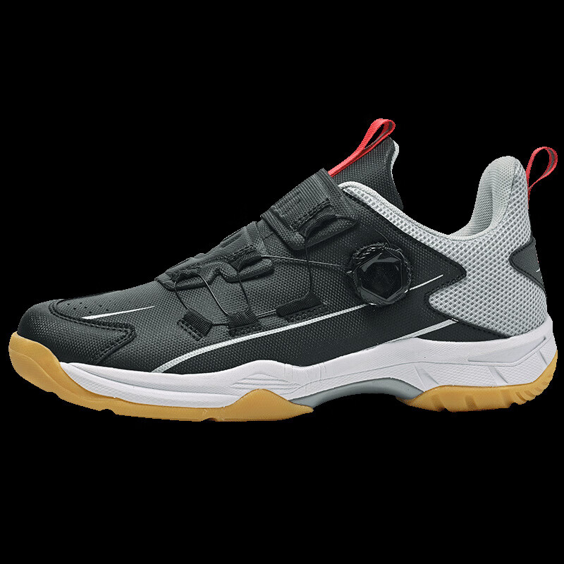 蝴蝶球鞋专业羽毛球鞋男新款防滑训练鞋运动鞋情侣网球乒乓球鞋女 黑