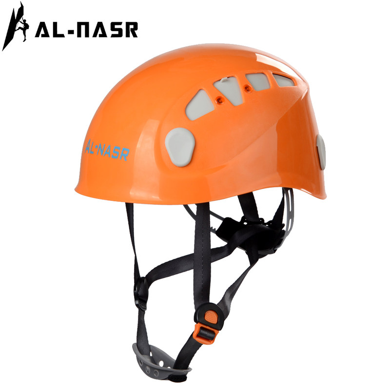 AL-NASR 工业安全帽 户外攀岩头盔运动登山速降探洞救援头盔装备 桔色