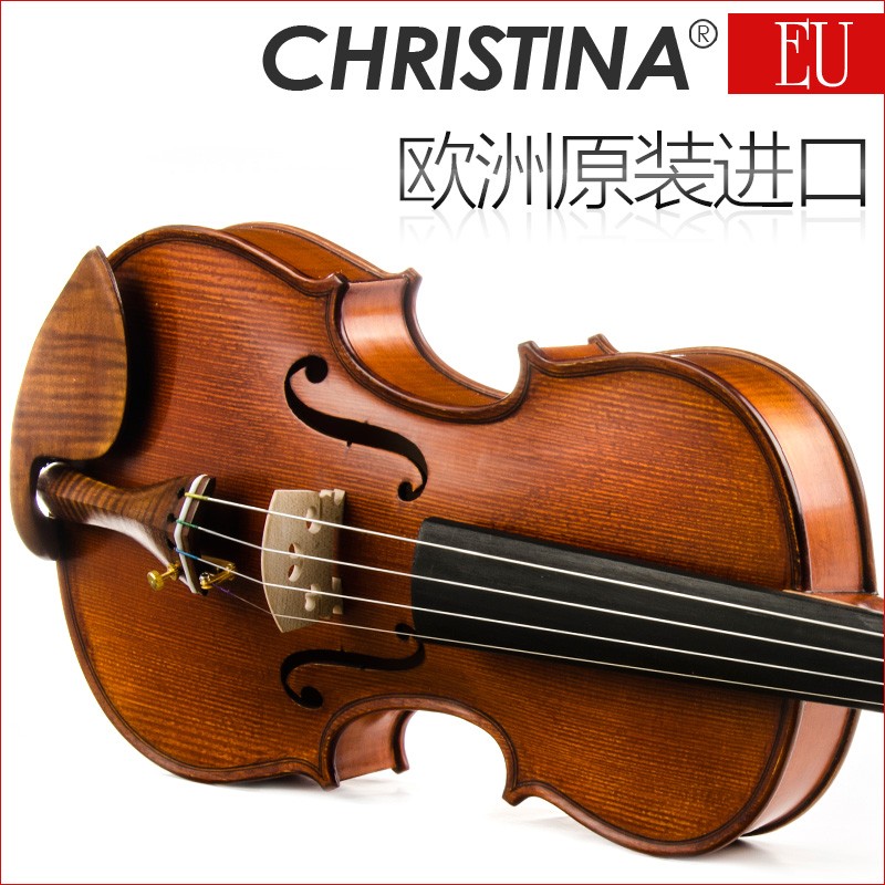 克莉丝蒂娜Christina欧洲原装进口EU3000C小提琴演奏专业考级进阶学生成人儿童手工实木乐器 EU3000C 4/4身高150cm以上