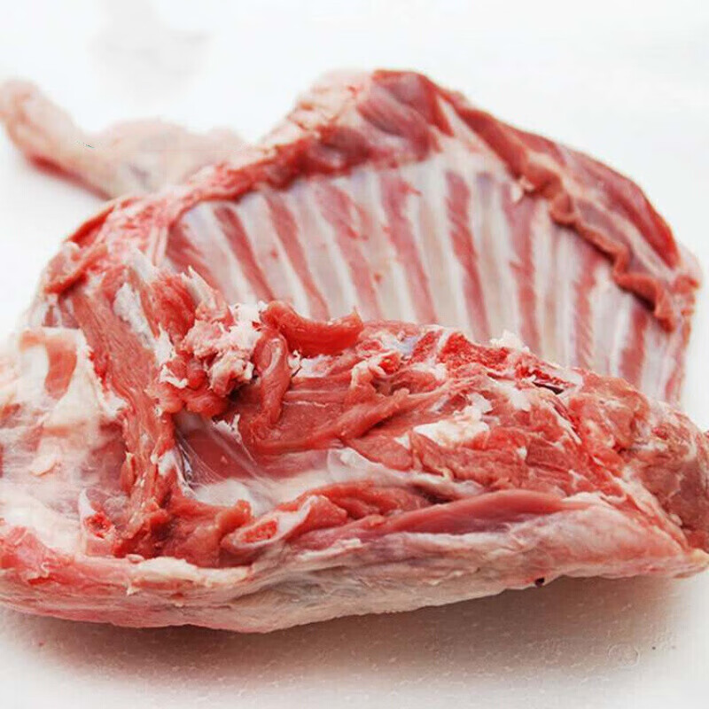 清炖羊肉 生羊整排羊前腿后腿羊羊肉串羊后腿肉生鲜 2斤羊排