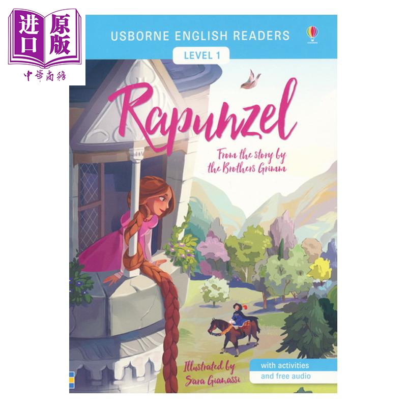 rapuhzel 长发公主 莴苣姑娘 usborne分级阅读初级 儿童英文经典童话