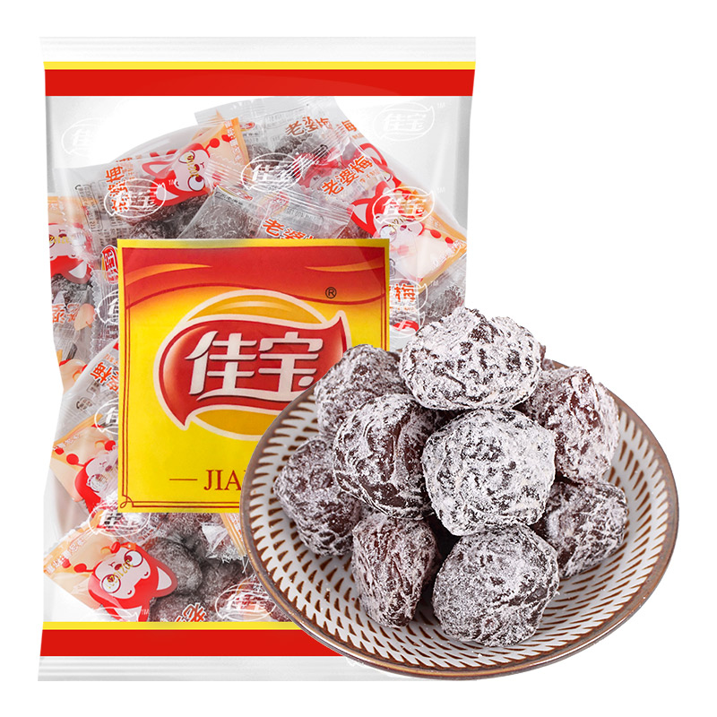 佳宝 老婆梅大包量贩散装 休闲零食 果干果脯蜜饯梅子500g