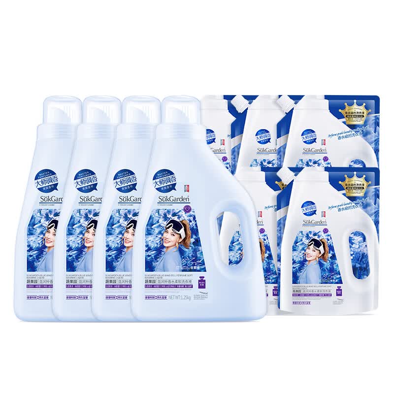 蔬果园香水洗衣液除菌除螨家用深层洁净持久留香护色柔顺果蔬园洗衣液 香水洗衣液15斤装【家庭囤货装】