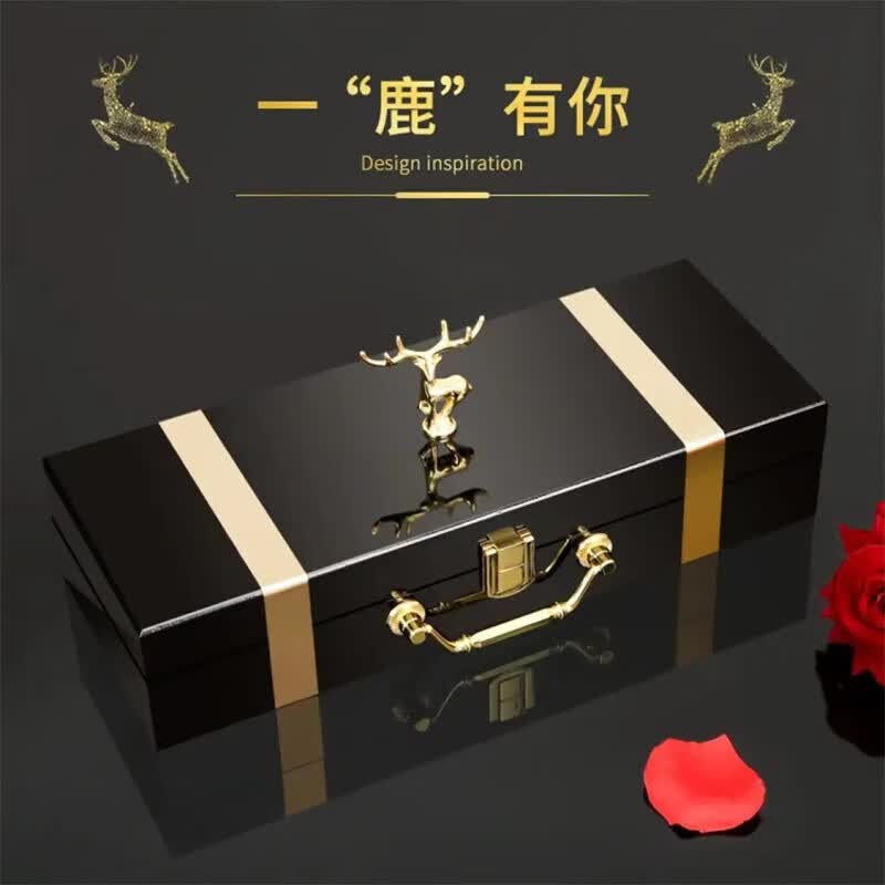 QZYL口红生日礼物彩妆套装化妆品送女朋友老婆情人节礼物一鹿有你礼盒 轻奢礼盒35g麋鹿10支口红套装