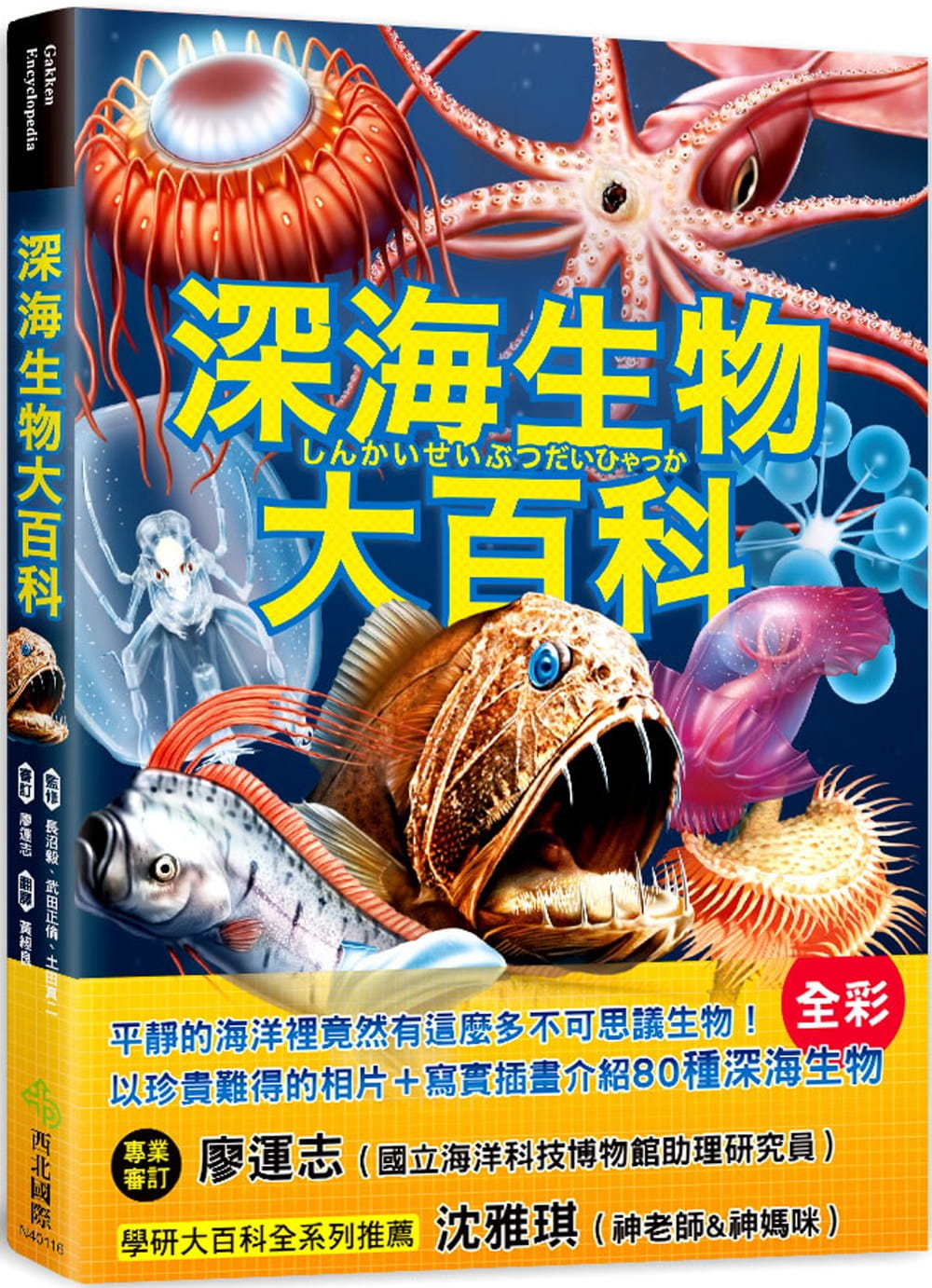 现货 长沼毅深海生物大百科全长可达40公尺的巨型管水母X拥有梦幻泳姿的深海
