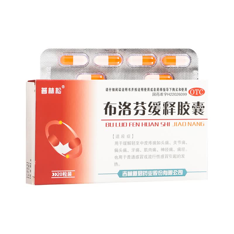 普林松 布洛芬缓释胶囊 0.