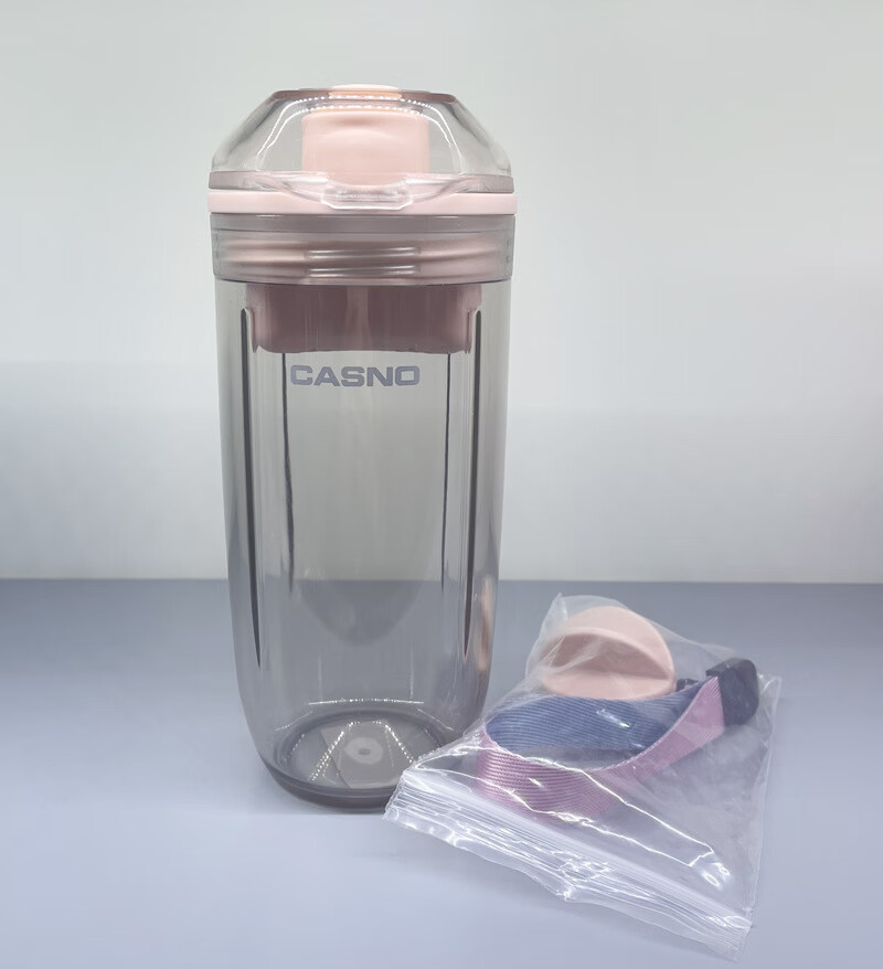 卡西诺摇摇杯健身运动水杯粉搅拌杯便携式奶昔大容量户外创意高颜