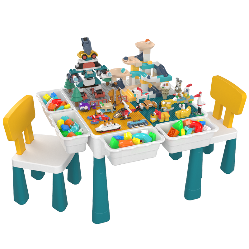 让孩子的玩耍更有趣-多功能创意童年积木桌