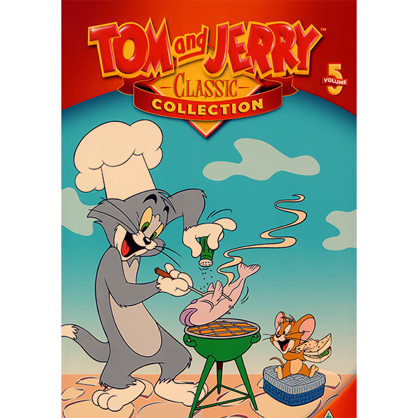 猫和老鼠汤姆和杰瑞tom and jerry动漫牛皮纸复古海报装饰画 贴纸 1