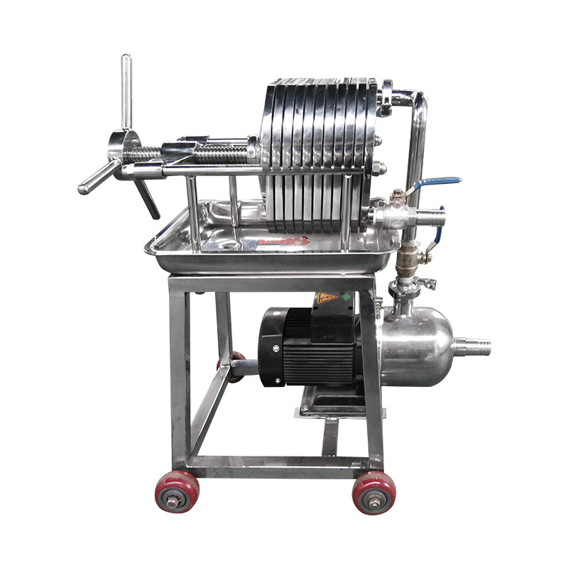 极速猫板框过滤器滤油机小型不锈钢压滤机红酒板框式食用油花生油过滤