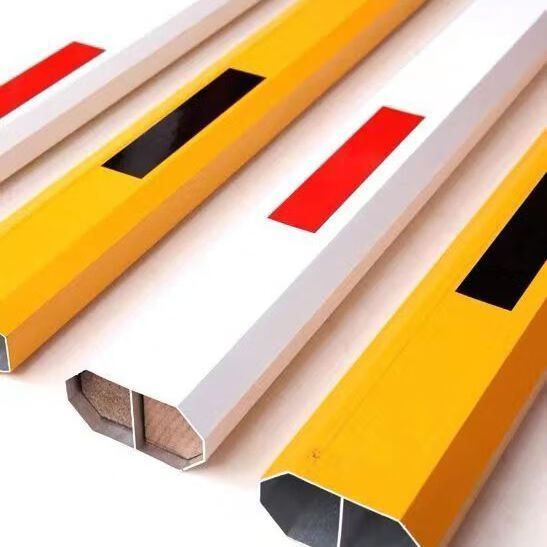 闸杆道闸杆挡车器铝合金杆八角直杆停车场升降杆汽车挡车杆栅栏杆 直