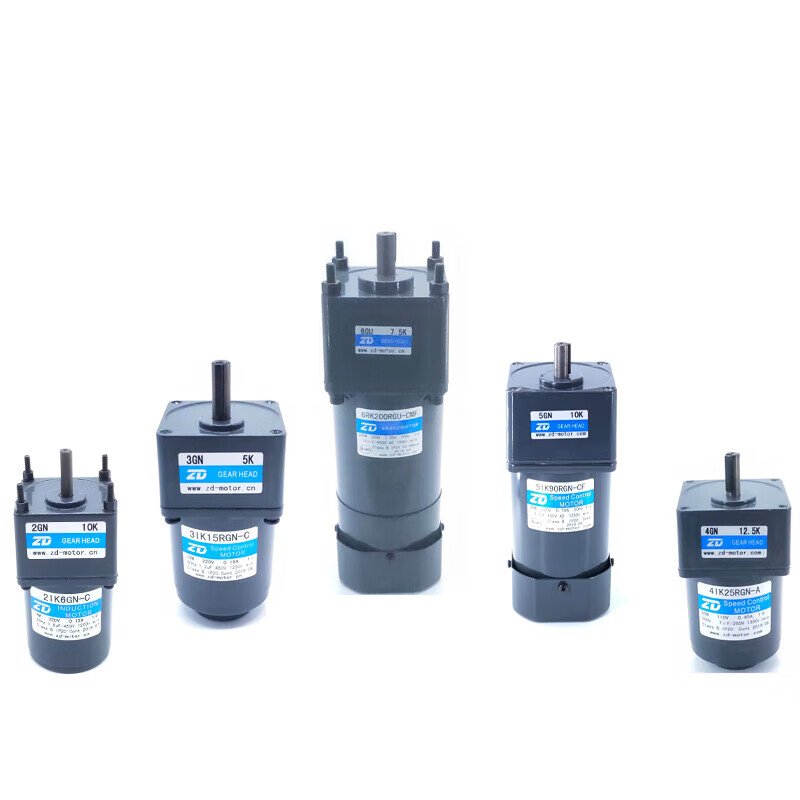 ZD中大電機6W-250W 110V 220V調(diào)速電機 齒輪減速機 速比3-750可選 4IK25RGN A(F)(110V)90K(B)-200K(B)