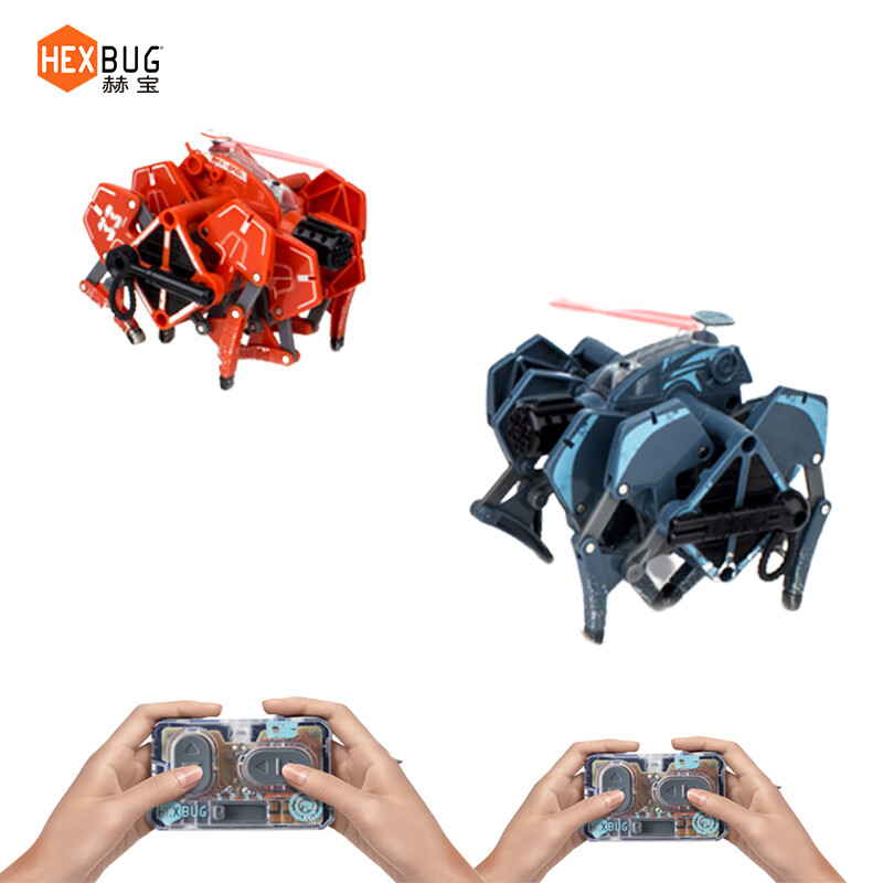 赫宝玩具(HEXBUG)蜘蛛怪兽智能遥控对战格斗双人机器人儿童玩具男孩儿童节礼物