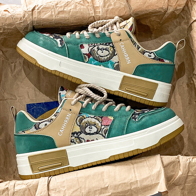 hkyc361官方小熊板鞋小白鞋休闲百搭单鞋学生潮鞋男鞋四nike 米兰 39