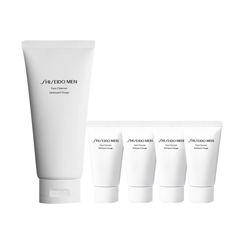 资生堂 新男士洁面膏新版 125ml+30ml*4支+1号会员店纯享卡套装