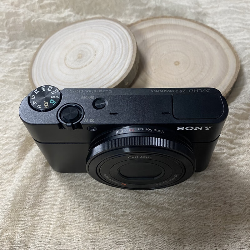 索尼sony/ dsc-rx100/rx100m2m3m5m6 黑卡高清旅游专业vlog相机 rx100