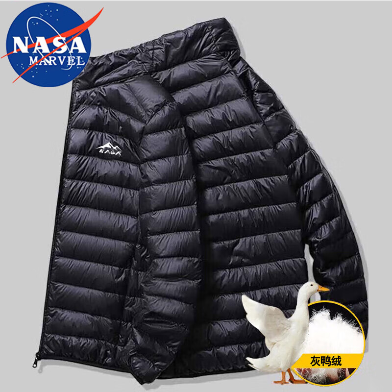 ���ڲ�����NASA MARVEL�ᱡ���޷��ж����ٴů���׳�������Ѽ��������װ ��ɫ L 157Ԫ