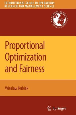 预订 proportional optimization and fairness