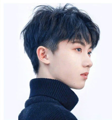 剂2021流行色染发膏男士专用自己染学生在家染头发 蓝黑色(时尚个性