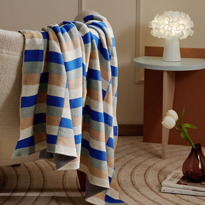 平行世界-条纹蓝 130*160cm