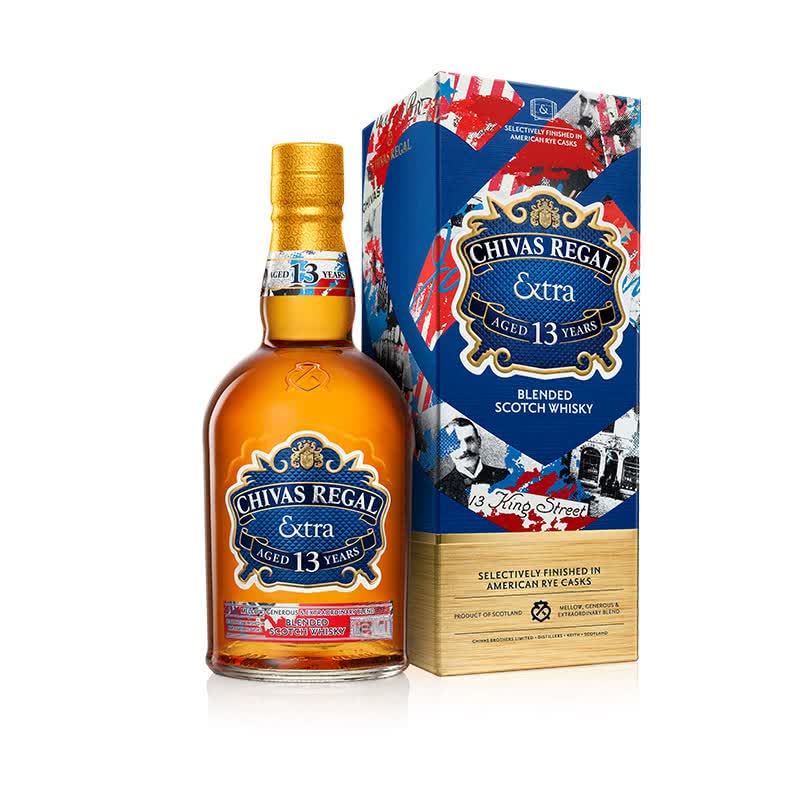 芝华士(chivas regal)13年领潮风味系列 柔醇黑麦桶限定版 苏格兰