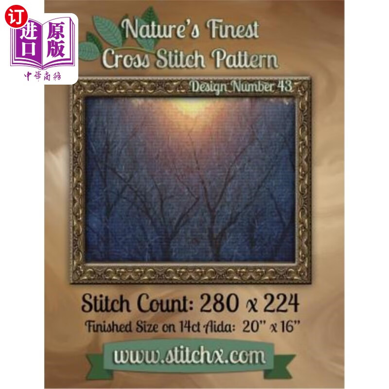 stitch pattern: design number 43 大自然最美的十字绣图案:43号图案